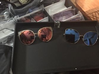 Mirrored color sunglasses