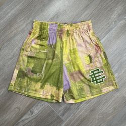 Eric Emanuel EE Basic Shorts 'Yellow Boro Patchwork' SS23