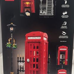Lego Ideas Red London Telephone Box