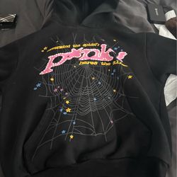 Sp5der P*nk Hoodie (Used)