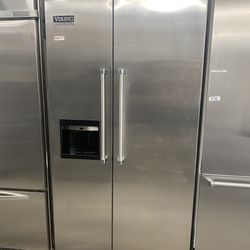 VIKING BUILT IN 42INCH SIDE BY SIDE REFRIGERATOR