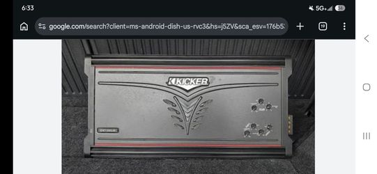 $180 Kicker zx700.5