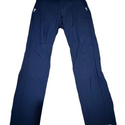 KJUS Ikala Treggings Warm Stretch Golf Leggings Slim Fit Pants Navy Blue 38 / M