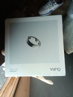 OURA RING -5 SILVER " SIZE 7"