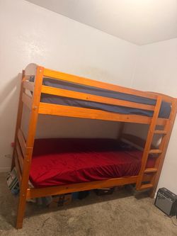 Twin Wood Bunk  Beds