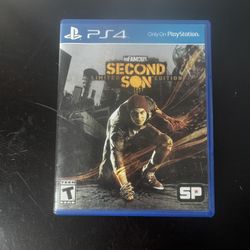 Infamous: Second Son - PlayStation 4 (NO SCRATCHES)