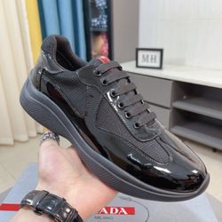 Black On Black Luxury Designer Pradas Unisex All Sizes