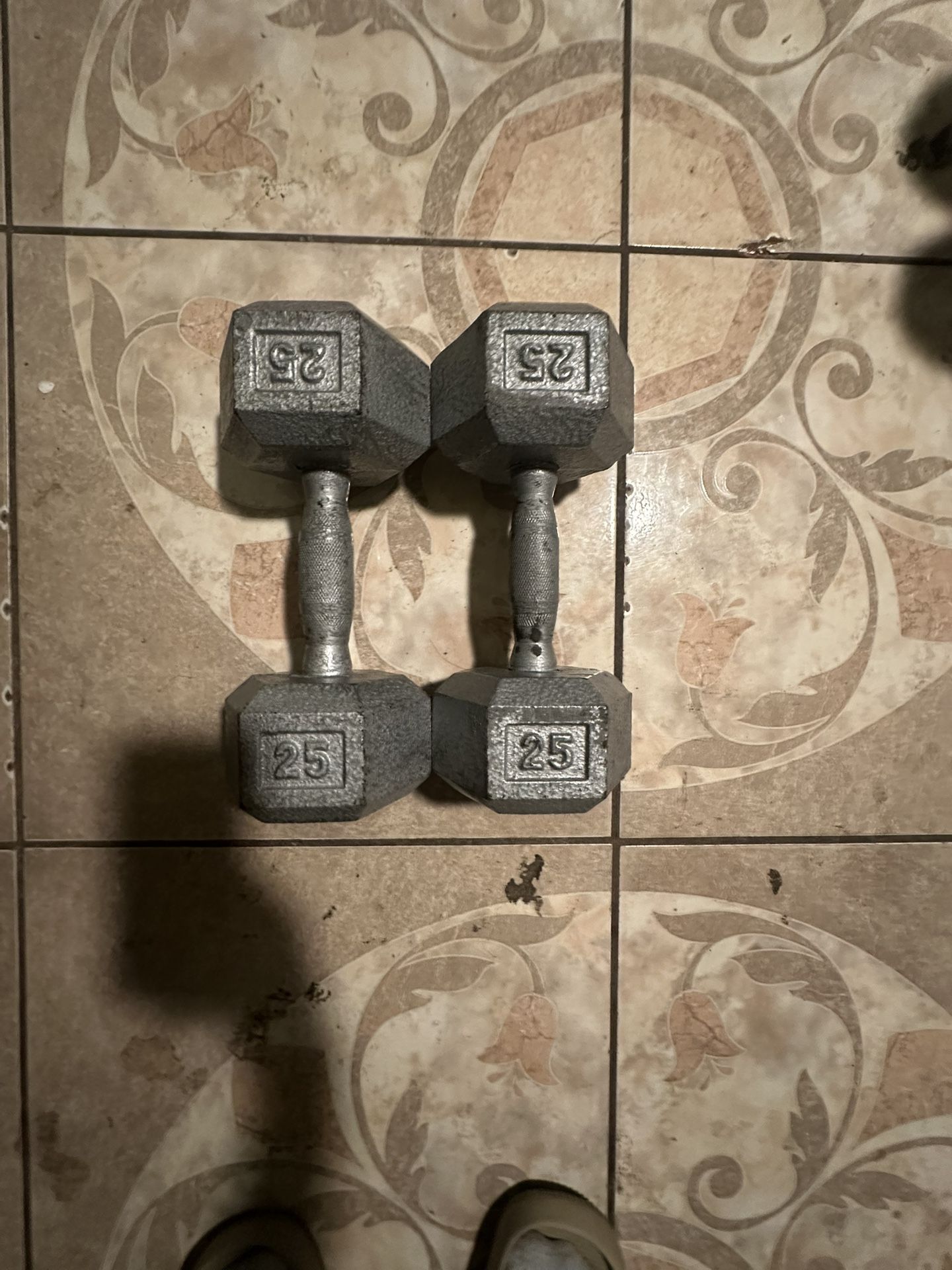 25 Pound Dumbbells READ DESCRIPTION*