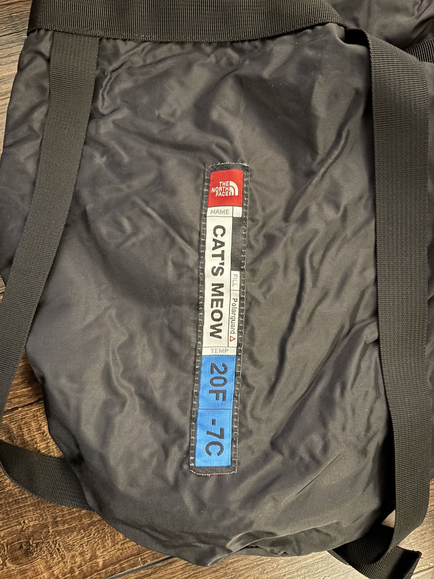 NWOT The North Face Cat’s Meow Sleeping Bag 20F Right Regular
