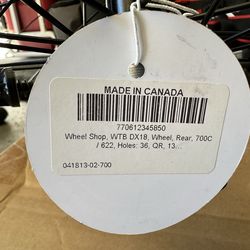 Bike Rim (info on pic)