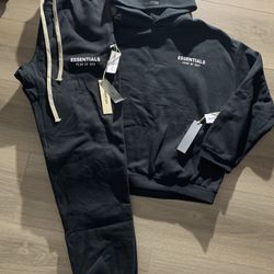 Essentials Black Hoodie 