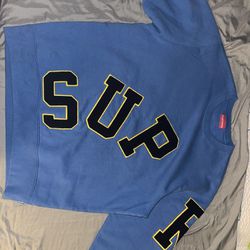 Supreme Embroidered Crewneck Sweater 