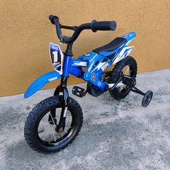 12" inch Yamaha Kids Motorbike Bicycle With Training Wheels