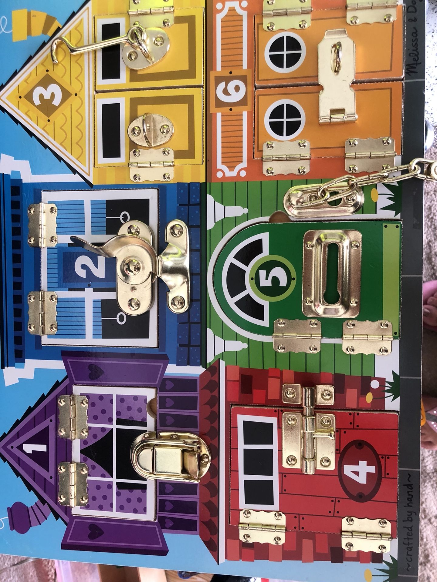 Melissa and Dough Latches Board