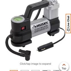Husky 12-Volt Inflator Model # HD12ACN|Store SKU # 1000657841