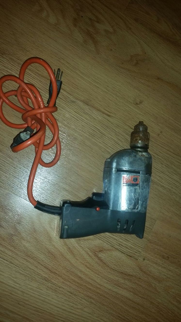 3/8 Black and Decker drill, antique