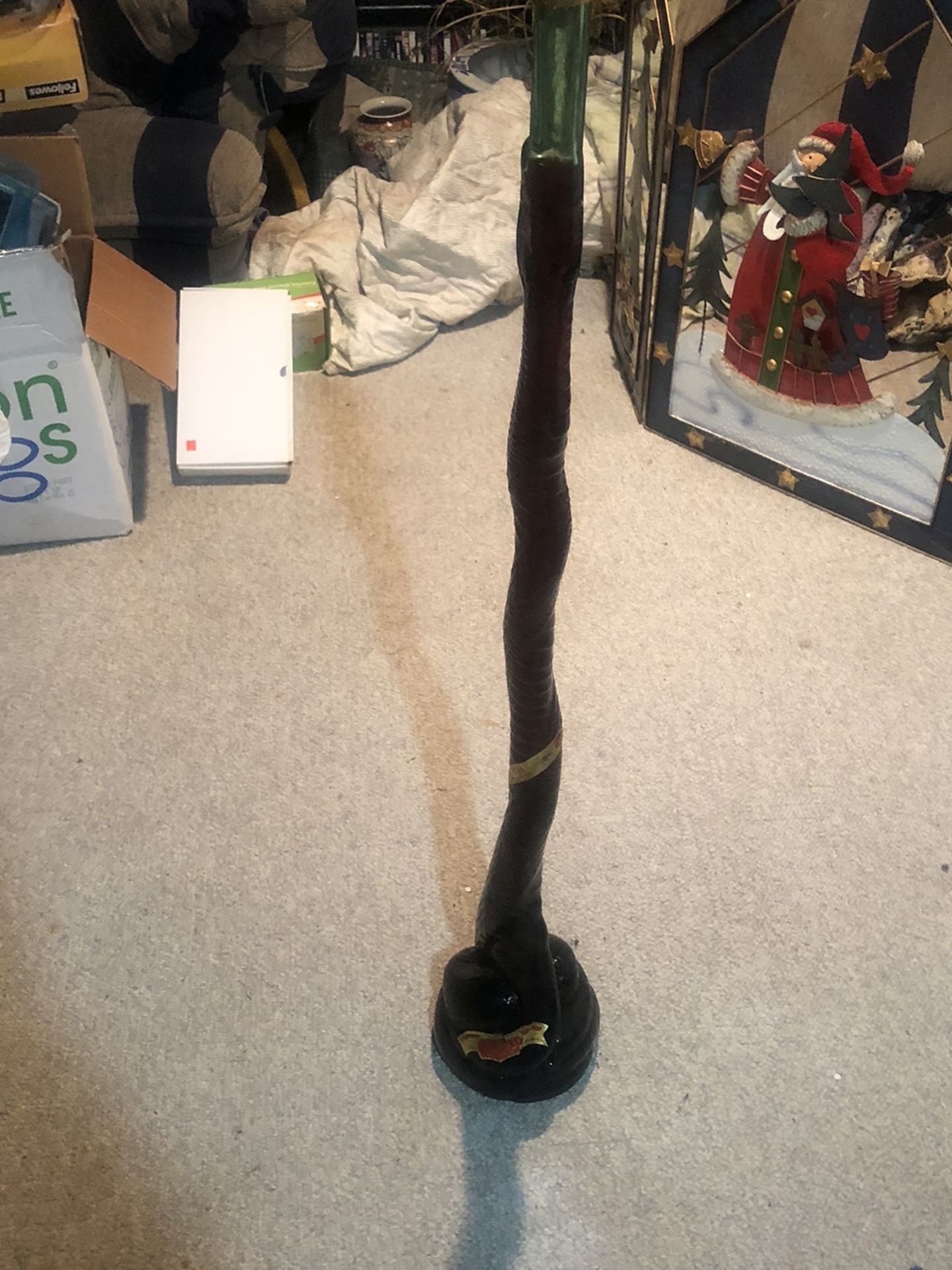 Full Antique Wine Bottle From Italy
