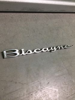Biscayne Car Emblem 