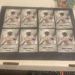 Travis Hunter Rookie 8 Card Draft Lot Leaf 2023 #RS-79
