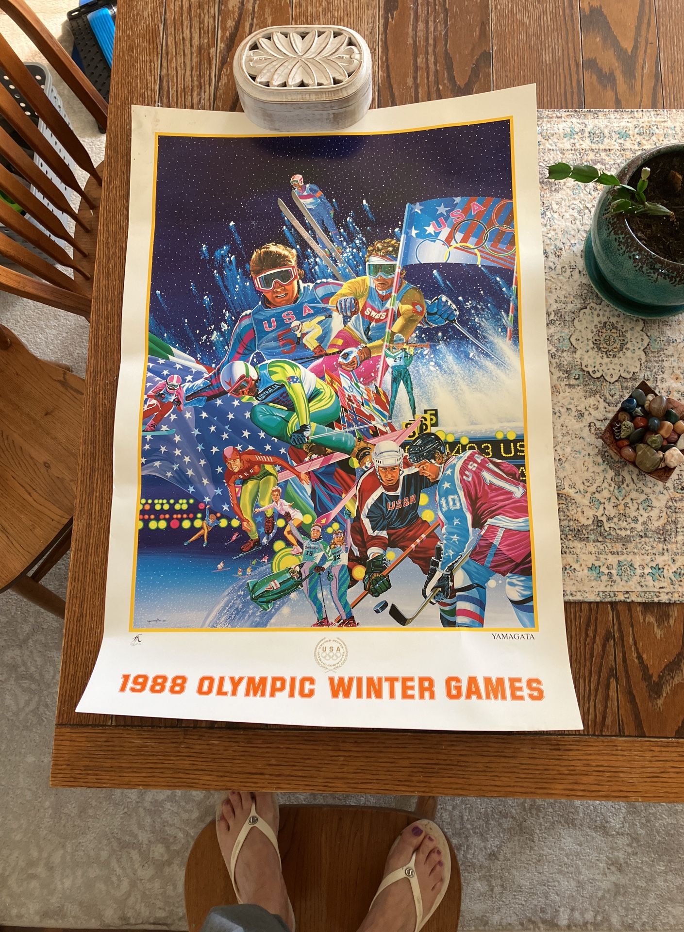 1988 Olympic Winter Game Poster