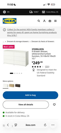 Brand New Dresser
