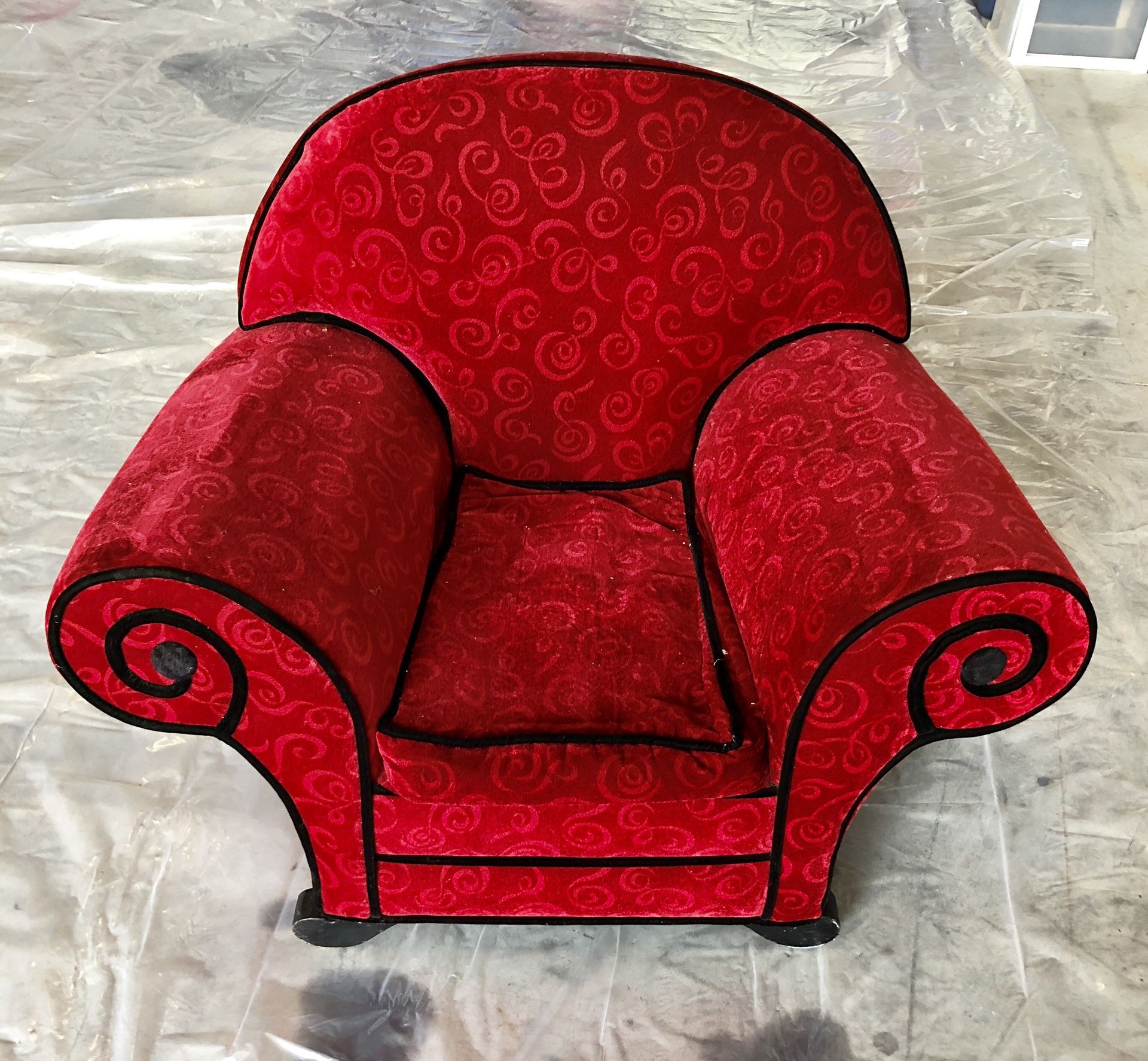 Authentic Blue's Clue's Big Red Thinking Chair