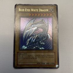 2002 Yugioh TGC SDK-001 Blue-Eyes White Dragon Ultra Rare Trading Card Collector