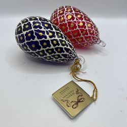 Handmade Egyptian Decorated Glass Ornaments