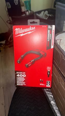 milwaukee redlithium usb 400l neck light