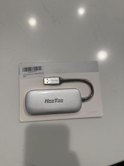 HooToo USB Hub Silver New