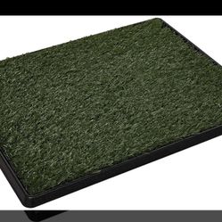 Artificial Grass Puppy Pee Pad for Dogs and Small Pets - 20x25 Inch, Reusable 3-Layer Turf Pads for Dogs with Tray - Indoor and Outdoor Fake Grass Pot