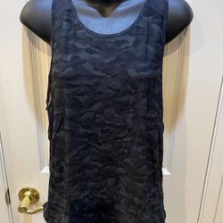 Lululemon Black Gray Camoflauge Tank