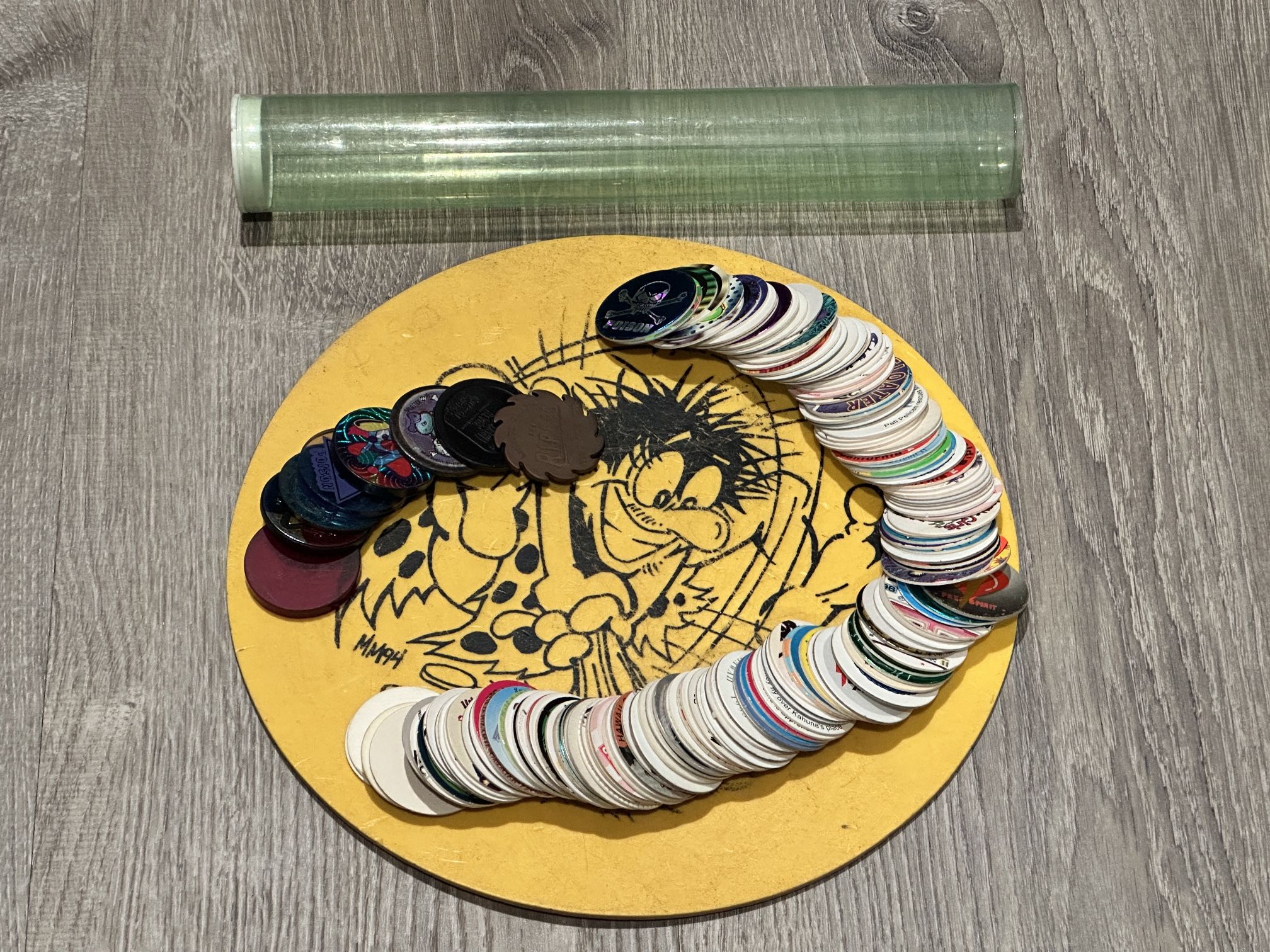 1990’s Pogs With Slammers An Game Board $80 Firm Pick Up Only