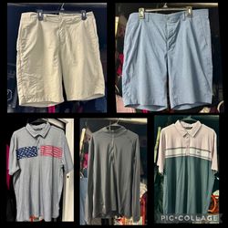 Travis Matthews & PGA Tour Golf Polos & Shorts