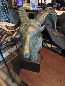 Rams statue