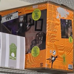 Jack Skellington Halloween and Christmas 6.5 ft animated 