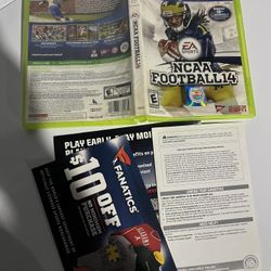 Case ONLY NCAA Football 14 For Xbox 360