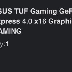ASUS TUF GAMING 5090 Brand New 