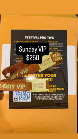 Day Trip VIP Sunday Only