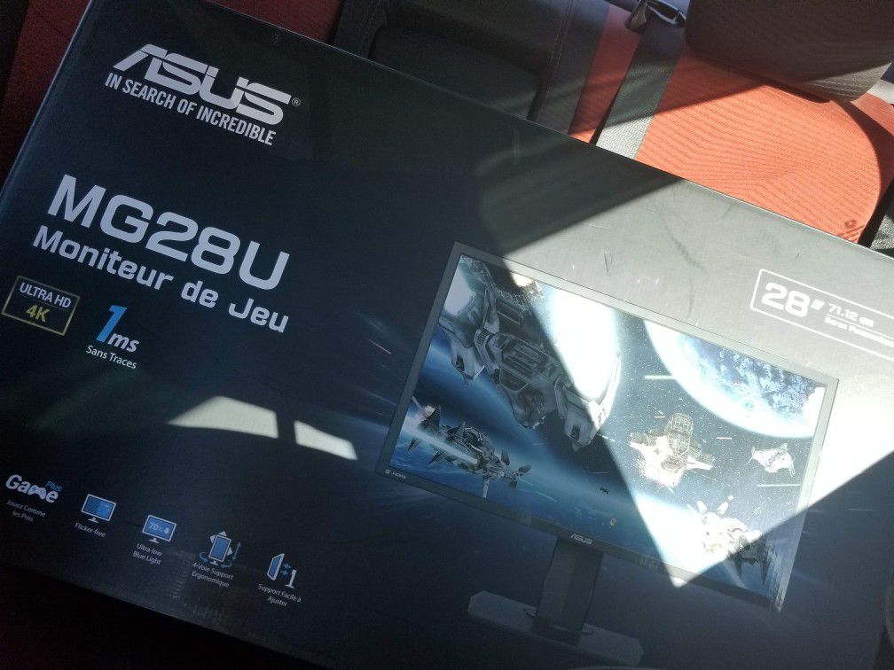 Asus 4k gaming monitor 28" Box not included