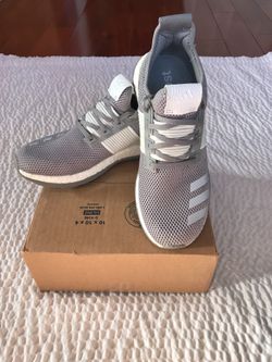 Adidas Men Pure Boost ZG (Gray/Charcoal Solid Grey/Silver Metallic) Size 9