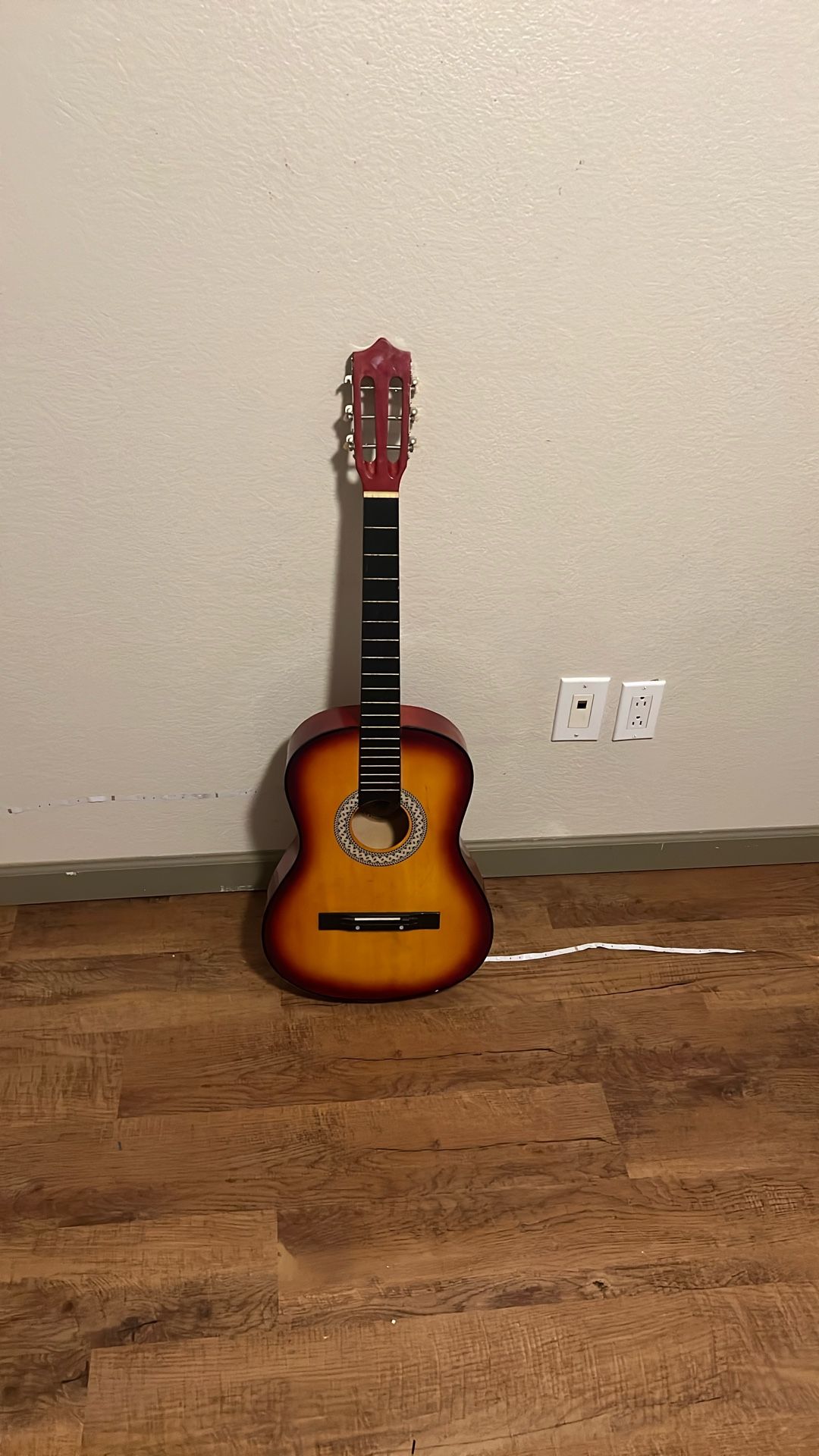 Steel String 6 String Guitar (with Strings And Pack Of Picks $65)
