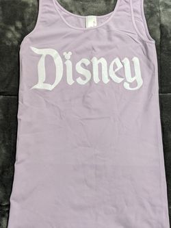 Glitter Disney Print Tank Top