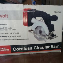Drill Master  18v Cordless  Saw 5 1/2 Inch