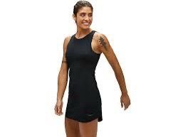 New Hoka tennis dress black cut out mini sz m