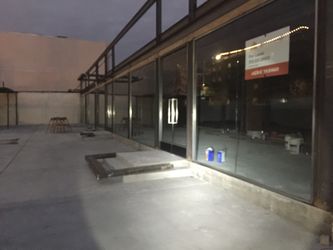 Glass door