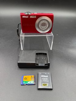 Nikon CoolPix Red Digital Camera