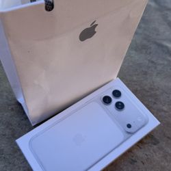 iPhone 17 Pro Max new in box Silver 