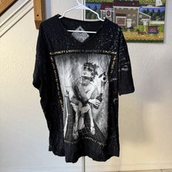 Men’s 2X Black Designer Tee 