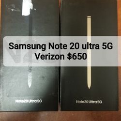 Samsung NOTE 20 ULTRA 5G VERIZON 